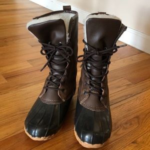 Sporto Shearling-Lined Snow Boots